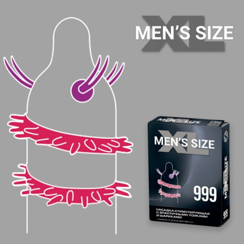 НАСАДКА СТИМУЛИРУЮЩАЯ SITABELLA MEN SIZE 999