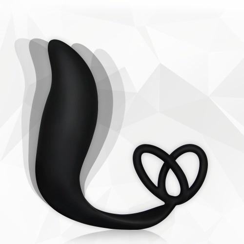 Анальнальная втулка с двумя кольцами