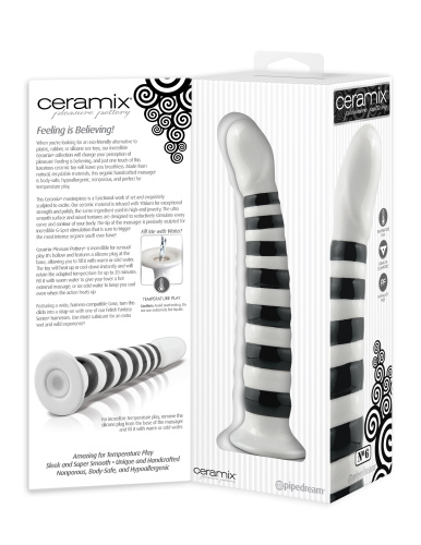 Фаллоимитатор из Керамики черно-белый