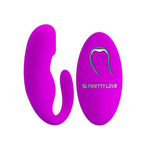 Вибромассажер для пар "Исследование Удовольствий" с пультом управления