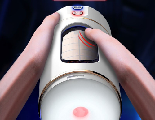 Вибромастурбатор в колбе белый