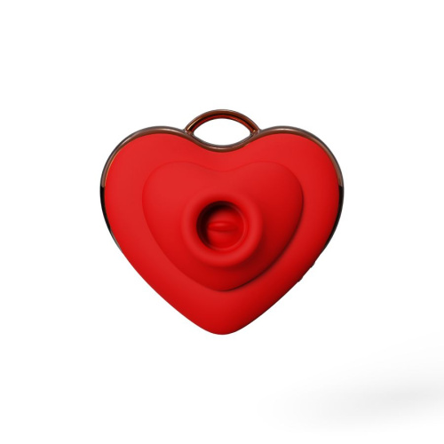 Вибромассажер "Удивительное Сердце" с ударной и вакуумной стимуляцией