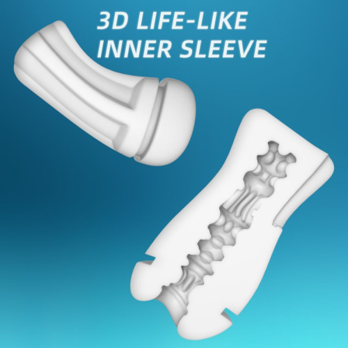 Мужской мастурбатор  водонепроницаемый, перезаряжаемый, с ЖК-дисплеем, с эффектом сосания тренажер