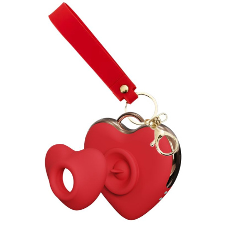 Вибромассажер "Удивительное Сердце" с ударной и вакуумной стимуляцией