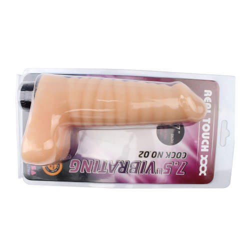 Вибратор "Соблазнительный Рельеф"7.5" Vibrating Cock
