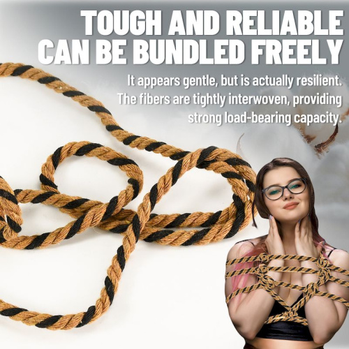 Веревка для бондажа коричневая Bondage Twist