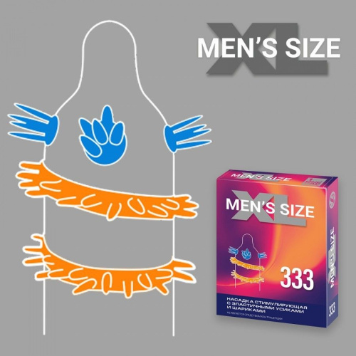 НАСАДКА СТИМУЛИРУЮЩАЯ SITABELLA MEN SIZE 333