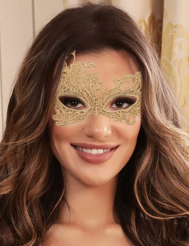 Маска ажурная "Золотое Прикосновение"