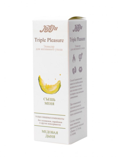 Эликсир для интимного ухода "Triple Pleasure" Медовая дыня 65  гр 10227JULEJU