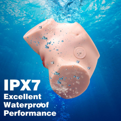 Мастурбатор Fennie в виде вагины с переменной скоростью и 7 видов вибрации, водонепроницаемый