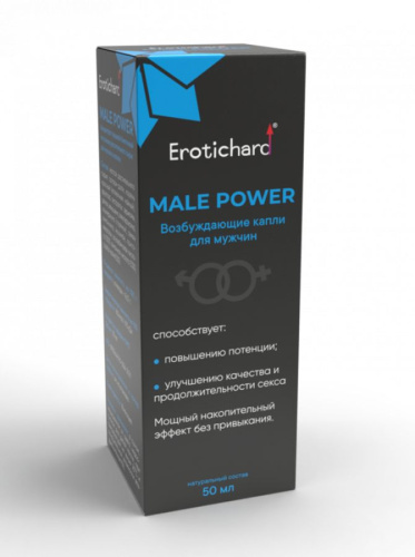 Капли Erotichard male power для мужчин