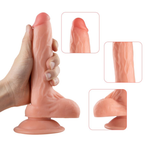 Фалломитатор на присоске «Настоящий шедевр»