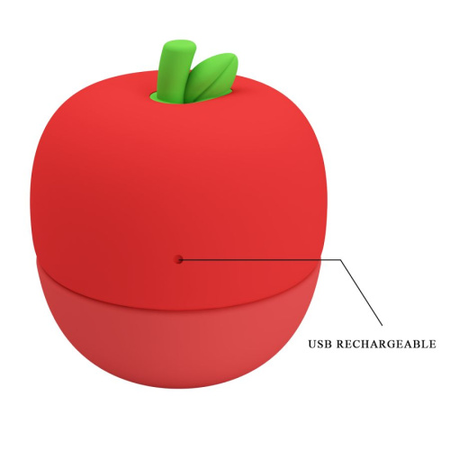 Вибратор красное яблоко с функцией лизания