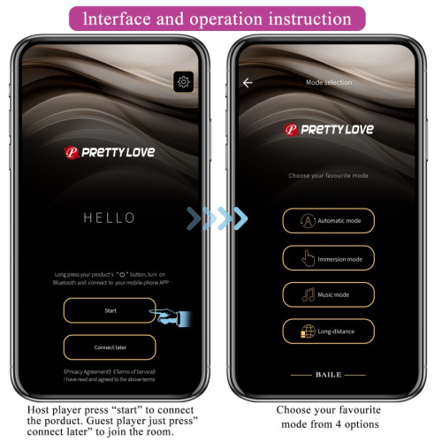 Вибратор для пар Бабочка